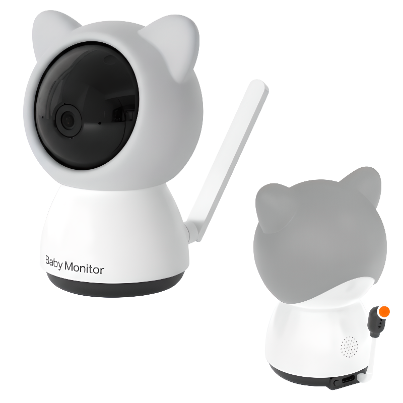Baby Monitor with 2 Cameras – Split Screen and App Control